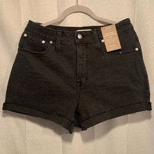 NWT Madewell Curvy High-Rise Denim Shorts - 30